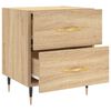 vidaXL Bedside Cabinets 2 pcs Sonoma Oak 40x35x47.5 cm Engineered Wood