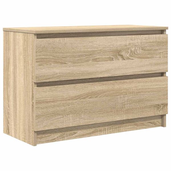 vidaXL TV Cabinet Sonoma Oak 80x35x54 cm Engineered Wood