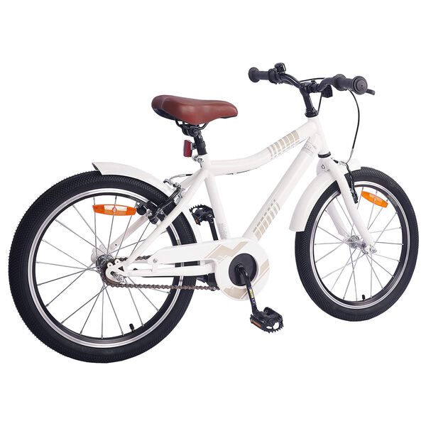 vidaXL Kids Bike 20'' for 6-11 Years Old white
