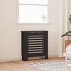 vidaXL MDF Radiator Cover Black 78 cm