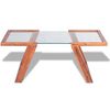 vidaXL Coffee Table Solid Acacia Wood Brown 100x50x40 cm