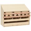 vidaXL Chicken Laying Nest | Brown and natural wood