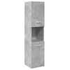vidaXL 5 Piece Bathroom Furniture Set Concrete Grey Engineered Wood