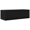 vidaXL TV Cabinets 2 pcs Black Oak 80x31x25.5 cm Engineered Wood