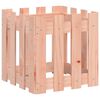 vidaXL Garden Planter with Fence Design 40x40x40 cm Solid Wood Douglas