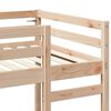 vidaXL Loft Bed Frame Natural 80 x 200 cm Solid Pine Wood