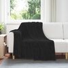 vidaXL Throw Blankets 6 pcs Black 150 x 200 cm Fleece