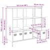 vidaXL Highboard&nbsp;Pink 101.5x39x103.5 cm Steel