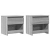 vidaXL Bedside Cabinets 2 pcs Grey Sonoma 40x30x39 cm Engineered Wood