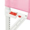 vidaXL Toddler Safety Bed Rail Pink 140x25 cm Fabric