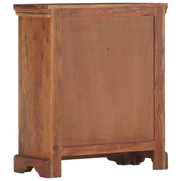 vidaXL Sideboard 63x30x75 cm Solid Acacia Wood