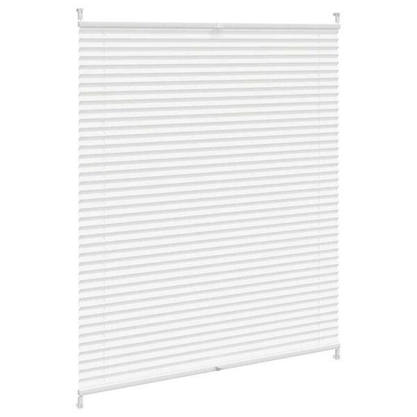 Plisse Blind 110x125cm White Pleated Blind