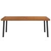 vidaXL Garden Table 200x100x75 cm Solid Wood Acacia