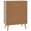 vidaXL Sideboard Concrete Grey 60x30x72 cm Engineered Wood