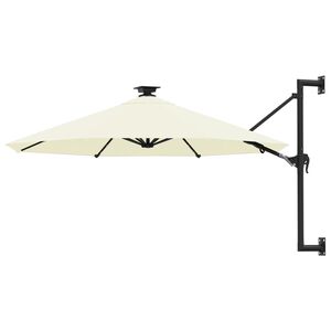 vidaXL Garden Parasol | Sand | Polyester, Metal | 300 cm diameter | Tiltable