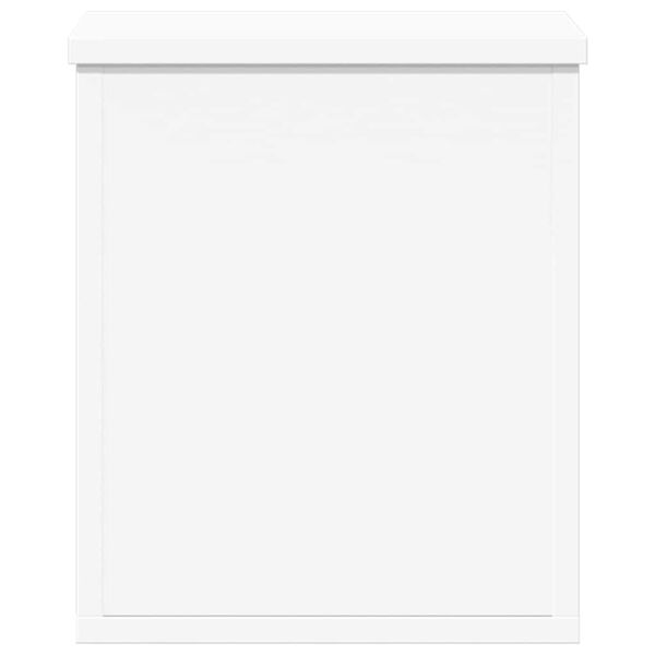 vidaXL Storage Box White 30x35x35 cm Engineered Wood