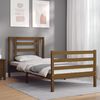 vidaXL Bed Frame without Mattress Honey Brown 90x200 cm Solid Wood