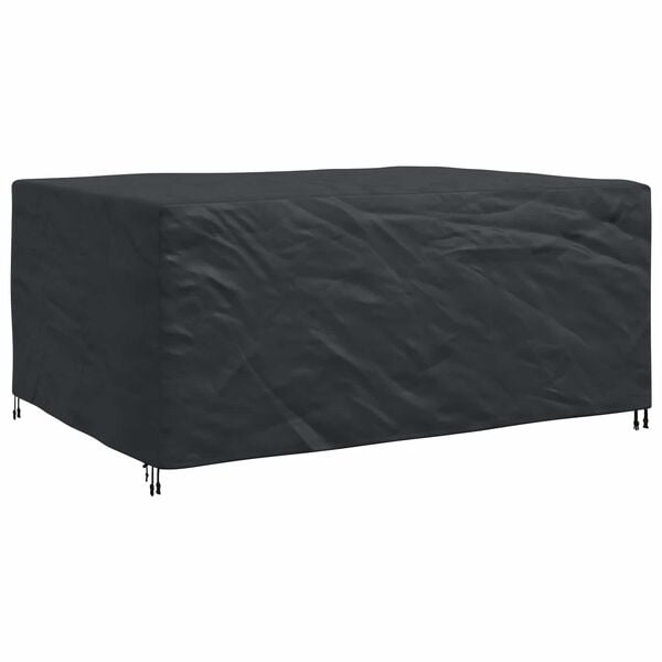 vidaXL Furniture Cover Plain Black 240 x 160 x 100 cm 210D