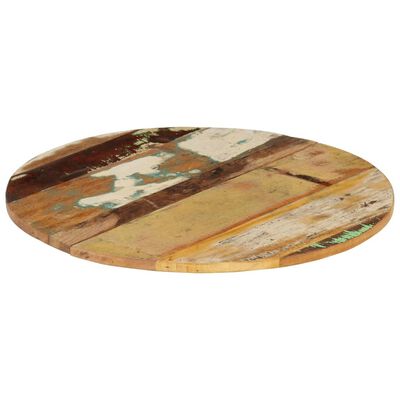 vidaXL Round Table Top 60 cm 15-16 mm Solid Reclaimed Wood