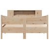 vidaXL Bed Frame without Mattress 120x190 cm Small Double Solid Wood Pine