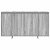 vidaXL Sideboard Grey Sonoma 135 x 41 x 75 cm Engineered Wood