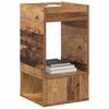 vidaXL End Table Old Wood 30 x 30 x 56 cm Engineered Wood