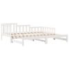 vidaXL Daybed with Trundle and Drawers without Mattress White 90x190 cm Single