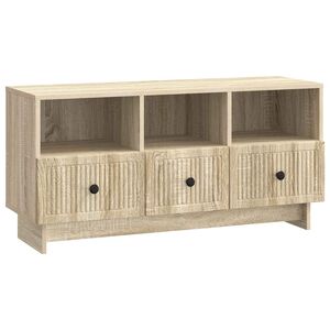 vidaXL TV Cabinet Sonoma Oak 102 x 34.5 x 50 cm Engineered Wood
