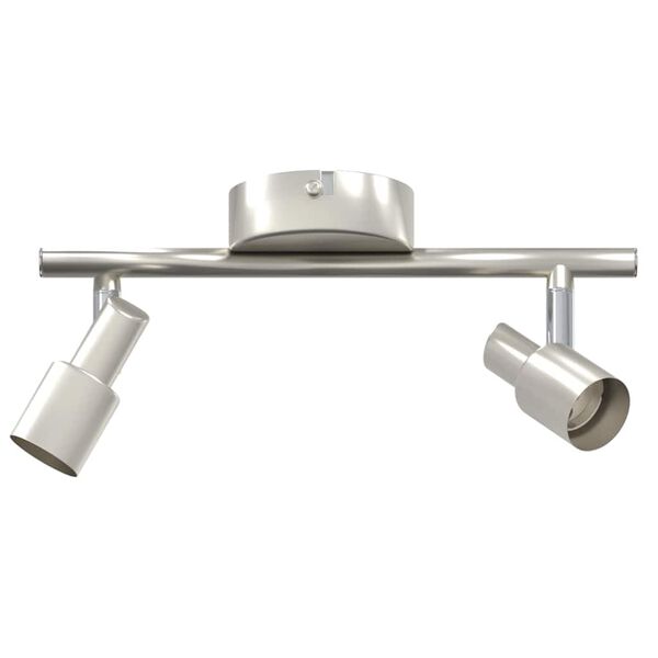 vidaXL Ceiling Spotlight with Spotlights Nickel 25.5 x 8 x 11 cm Steel