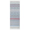 vidaXL Rug Pink and Aqua 100x300 cm Cotton