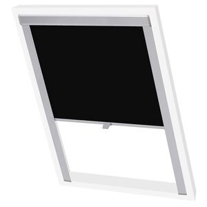 vidaXL Blackout Roller Blinds Black C04 GGL and GGU
