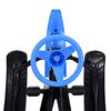 vidaXL Snow Sledge Bob Black and Blue