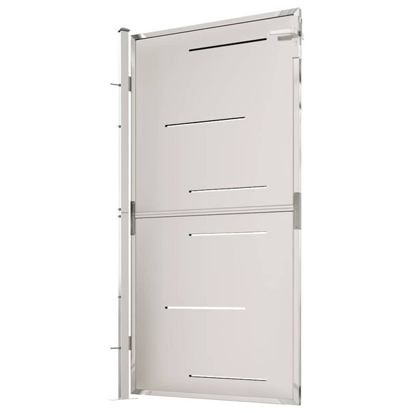 vidaXL Garden Gate 100x175 cm Stainless Steel