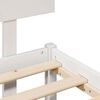 vidaXL Bed Frame with Headboard White 75 x 190 cm Solid Pine Wood