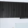 vidaXL Kitchen Cabinet Kalmar Black 30 x 31 x 80 cm Engineered Wood