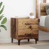 vidaXL Bed Cabinet Old Wood 40 x 35 x 47.5 cm Engineered Wood