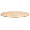 vidaXL Table Top 90x45x2.5 cm Solid Wood Pine Oval