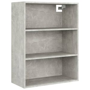vidaXL Hanging Wall Cabinet Concrete Grey 69.5x32.5x90 cm