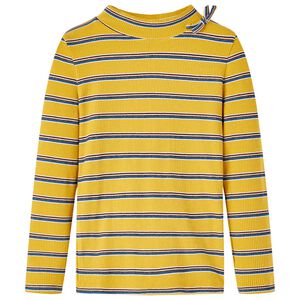 Kids' T-shirt with Long Sleeves Ochre 140