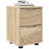 vidaXL Bedside Table Sonoma Oak 30.5 x 30 x 43 cm Engineered Wood