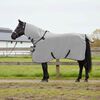 vidaXL Horse Blanket Full Light Grey and Pink Polyester
