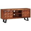 vidaXL TV Cabinet Honey brown 112 x 30 x 48 cm Solid acacia wood
