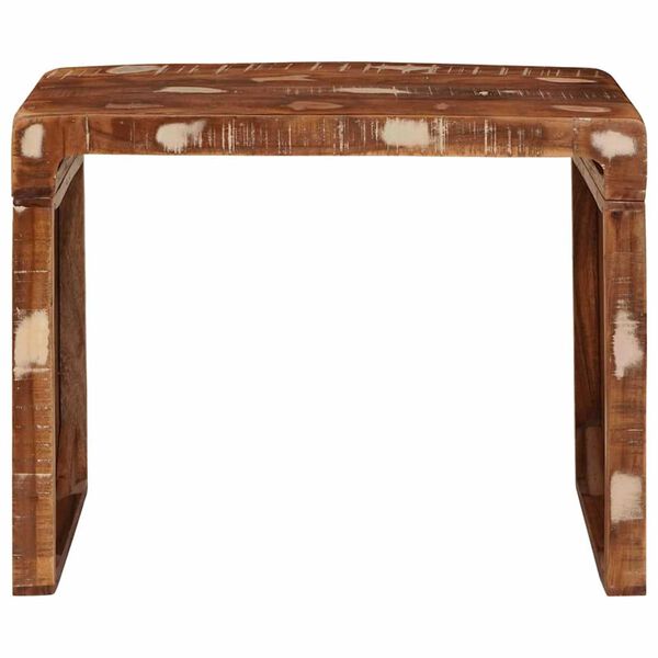 vidaXL End Table Brown 60 x 35 x 46 cm Solid Reclaim Wood