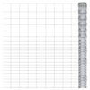 vidaXL Garden Fence Galvanised Steel 50x1.6 m Silver