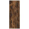 vidaXL Wall-Mounted Coat Rack Wall-mounted Smoked Oak 30 x 1.5 x 80 cm