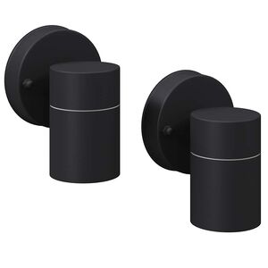 vidaXL Outdoor LED Wall Lights 2 pcs Stainless Steel Downwards