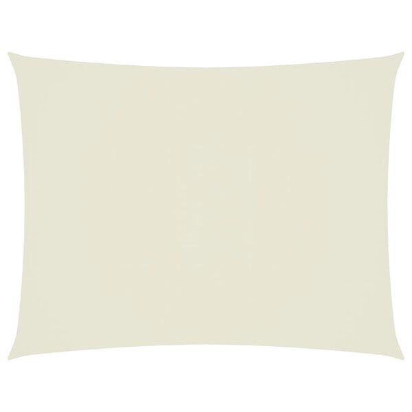 vidaXL Sunshade Sail Oxford Fabric Rectangular 6x7 m Cream