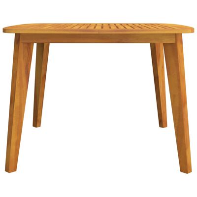 vidaXL Garden Table 110x110x75 cm Solid Wood Acacia