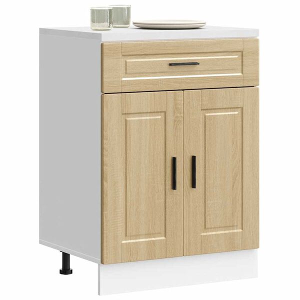 vidaXL Kitchen Base Cabinet Porto Sonoma Oak Engineered Wood