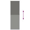 vidaXL Roller Blind Blackout Grey 50x130 cm Fabric Width 45.7 cm Polyester